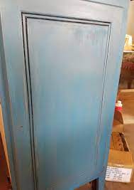 Using a gel stain as the glaze requires minimal work and maximum results. Turquoise Dresser Glazed With Gray Gel Stain General Finishes Design Center
