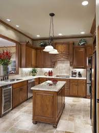 I Love The Tile And Back Splash In This Kitchen I Think That These Colors Would Work Well In M Kitchen Remodel Small Trendy Kitchen Backsplash Rustic Kitchen