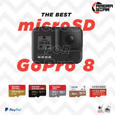 As mentioned before, gopro offers a 64gb sd card with max and a 32gb sd card with hero 8 black. The Best Microsd Memory Cards For Gopro 8 Camera Camera Gear