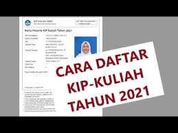 Peserta kip kuliah adalah siswa sma/sederajat yang lulus pada tahun ajaran berjalan, atau lulus dua tahun sebelumnya. Cara Daftar Kip Kuliah 2021 Youtube