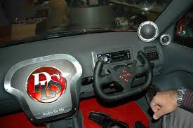 Old car with amazing modern digital dash! Fabricate A Custom Dashboard Team Bhp