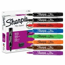 Sharpie 22478 Flip Chart Markers Bullet Tip Eight Colors 8 Set San22478