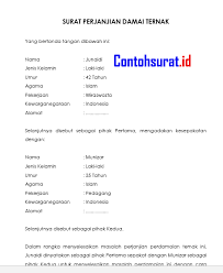 Maybe you would like to learn more about one of these? Contoh Surat Perdamaian Ternak Terbaru Contoh Surat