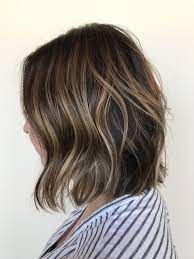 Caramel Balayage Highlights Dark Brunette Balayage Hair Brunette Balayage Hair Medium Short Hair Balayage