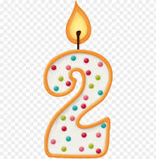 Birthday Candles Clipart Velas 2 Birthday Candle Png Image With Transparent Background Toppng