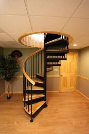 Traditional Home Design Basement Classic Steel Spiral Stair Stairs Design Spiral Staircase Kits House Balcony Design