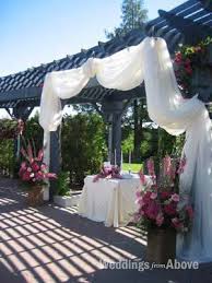 Arbor Altar Fabric Drape Weddingbee Do It Yourself Wedding Altars Tulle Wedding Decorations Ceremony Decorations