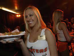 You aren't really competing against hooters girls, but against other patrons (and their sneaky methods of cheating. Hooters