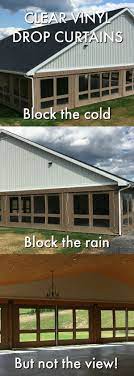 Enclose You Pavilion With Clear Drop Curtains Block The Wind Rain And Cold But Not The View Backyard Pavilion Outdoor Pavillion Outdoor Pavilion