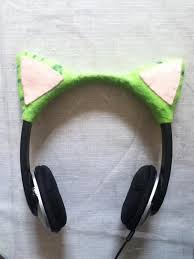 Diy cat ears (neko ears; I M One Strange Kitty Accessories Diy Jewelry Accessories Diy Headphone Decoration