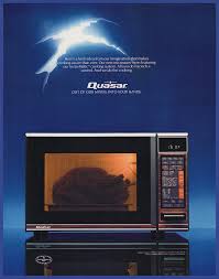 Vintage 1984 Quasar Microwave Oven Appliance Kitchen Art Decor Print Ad 80 S Oven Appliance Kitchen Art Print Ads