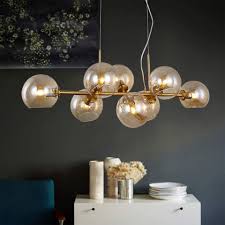 Zmh Led Pendelleuchte Glas Kugel Leuchte Pendellampe Hangellampe Led Wohnzimmerlampe Schlafzimmerleuchte Innenleuchte Online Kaufen Otto