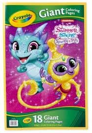 Children will love getting to color pages filled with their favorite characters like elsa, anna, olaf and kristof. Shimmer And Shine Giant Coloring Pages Pages Coloring Characters Coloring Pages Coloring Books Crayola