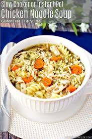 Instant Pot Chicken Noodle Soup Gluten Free Dairy Free Just What We Eat Recipe In 2020 Dairy Free Soup Recipe Soup Recipes Chicken Noodle Chicken Noodle Soup Instant Pot