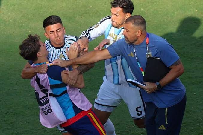 Fifa to investigate potential disciplinary breaches by Argentina following ugly scenes after Spain loss | Irish Independent