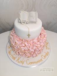 Cake With Carrot And Ricotta Clean Eating Snacks Recipe Holy Communion Cakes Baptism Cake Girl First Holy Communion Cake