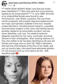Slidell Jane Doe Identified as Pamela Lee Hupp : r/gratefuldoe