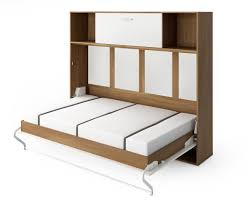 Royal horizontal queen wall bed. Vvrhomes Contempo Horizontal Wall Bed Double Xl Size With A Cabinet On Top Wayfair