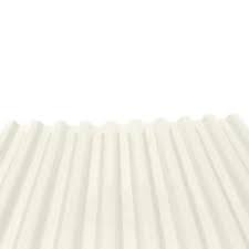 Corrugated plastic roofing is both cheap and versatile, making it a popular choice for many homeowners. Unbranded Deckdrain 10 Ft Pvc Roof Panel In Opaque White 10 Pack 1301t The Home Depot Pvc Roofing Corrugated Metal Roof Roof Panels