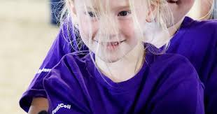 Youths show rabbits at the Nodaway County 4-H/FFA Livestock Show