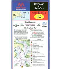 Maptech Ocracoke To Beaufort Nc Waterproof Chart