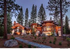 Love This Modern Log Stone Home Dream Mansion Log Homes Architecture