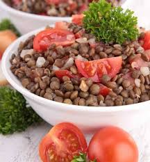 Salade De Lentilles A L Orientale Recette Salade De Lentilles Nourriture Chien Recette Salade Lentilles
