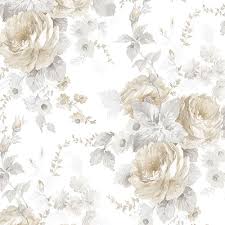 Norwall wallpaper is known for their contemporary patterns. Norwall Wallcoverings La Rosa Beige And Grey Floral Wallpaper Rg35723 Bellacor In 2021 Grey Floral Wallpaper Floral Wallpaper Wallpaper