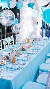 90 X132 Rectangular Oblong Polyester Tablecloth Baby Blue Colorful Baby Showers Baby Shower Table Decorations Baby Boy Shower Themes Unique