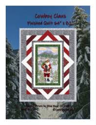 Often called cheater fabrics, fabric panels are very versatile. Cowboy Claus Panel Quilt Pattern Digital Download Blue Bear Quilts
