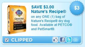recipe dog food printable coupon