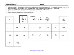Solutions to chapter 2 worksheet problems for organic chemistry i. Periodic Table Study Guide How To Draw Lewis Structures Ppt Download