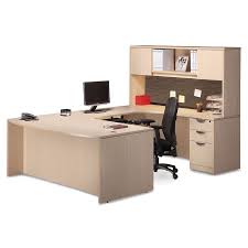 By following the steps below you can build your own u shaped desk complete with book shelves. Laminate U Shaped Desk With Hutch 8 Colors Mcaleer S Office Furniture Mobile Al