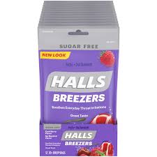 They work right away, so you don't have to wait long to feel . Halls Breezers Cool Berry Sugar Free Throat Drops 12 Packs Of 20 Drops 240 Total Drops Buy Online In South Africa At Desertcart 7471532