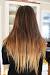 Dyed Hair Tips Blue