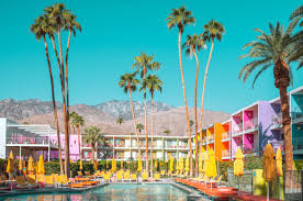 The saguaro palm springs is ranked #15 among luxury hotels in palm springs by u.s. Ludwig Favre Palm Springs Colorful 1 Artstar