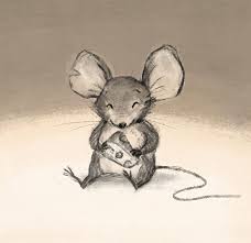 Cute Mouse Mouse Illustration Cute Drawings Kitten Drawing