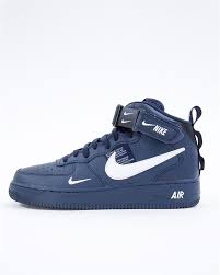 Nike Air Force 1 Mid 07 Lv8 Utility White Black Nike Air Force 1 Mid 07 Lv8 Utility 804609 403 Bla Sneakers Skor Footish Nike Air Force Dam Sneakers Nike