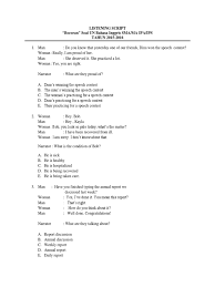 Soal asli listening bahasa inggris ujian nasional sma dan ma 2015 disertai dengan jawaban untuk berlatih meningkatkan kemamapuan listening english dan mengha. Listening Script Bocoran Soal Un Bahasa Inggris Sma Ma Ipa Ips 2016 Nature