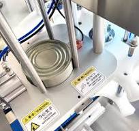 Guangzhou Factory Fully Automatic Food Tin Cans Sealing / Sealer Machine  Tuna Popcorn PET Canning Machine Can Sealer