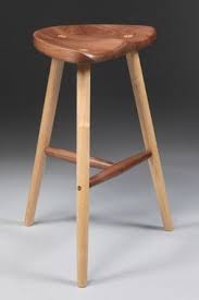 Wooden Stool With Carved Seat Wooden Stools Rustic Stools Wood Stool