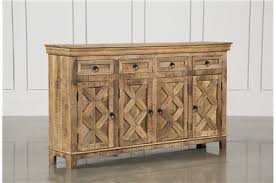 Otb Mango Wood Tan Finish 4 Door Sideboard Main Mango Wood Sideboard Living Wood