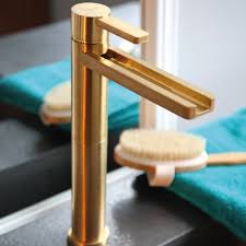 gold bathroom faucets image of