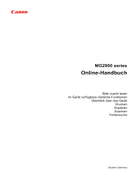 Wir zeigen ihnen in der nachfolgenden anleitung schritt für schritt alle nötigen steps um einen treiber erfolgreich downloaden zu können. Canon Pixma Mg2950 Pixma Mg2940 Owner S Manual Manualzz