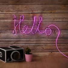 It is cheap alternative way of making your own neon signs or. Make Your Own Neon Effect Sign My Unique Home