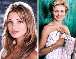 What Gorgeous Women Of The 90s Looked Like Without Photoshop And Plastic Surgery Cameron Diaz Young 90s Grunge Hair Cameron Diaz