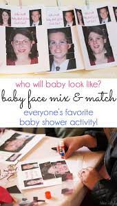 The Best Baby Shower Game Baby Face Mix And Match Baby Shower Game Gifts Baby Shower Dad Fun Baby Shower Games