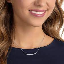 Only Necklace White Rhodium Plating Exclusively On Swarovski Com Necklace Trendy Fashion Jewelry Swarovski Gifts