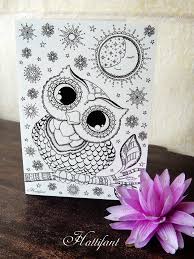 I think they are simply adorable and make for a fantastic craft or art motif at this time of year. Mama And Baby Owl Love Coloring Page Hattifant