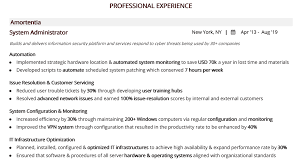 sysadmin resume 2019 guide to system